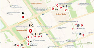 Tansportation and Surrouding Map to Onsite Trainees